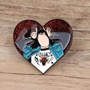 Stranger Things Eddie Munson Inspired Enamel Pin